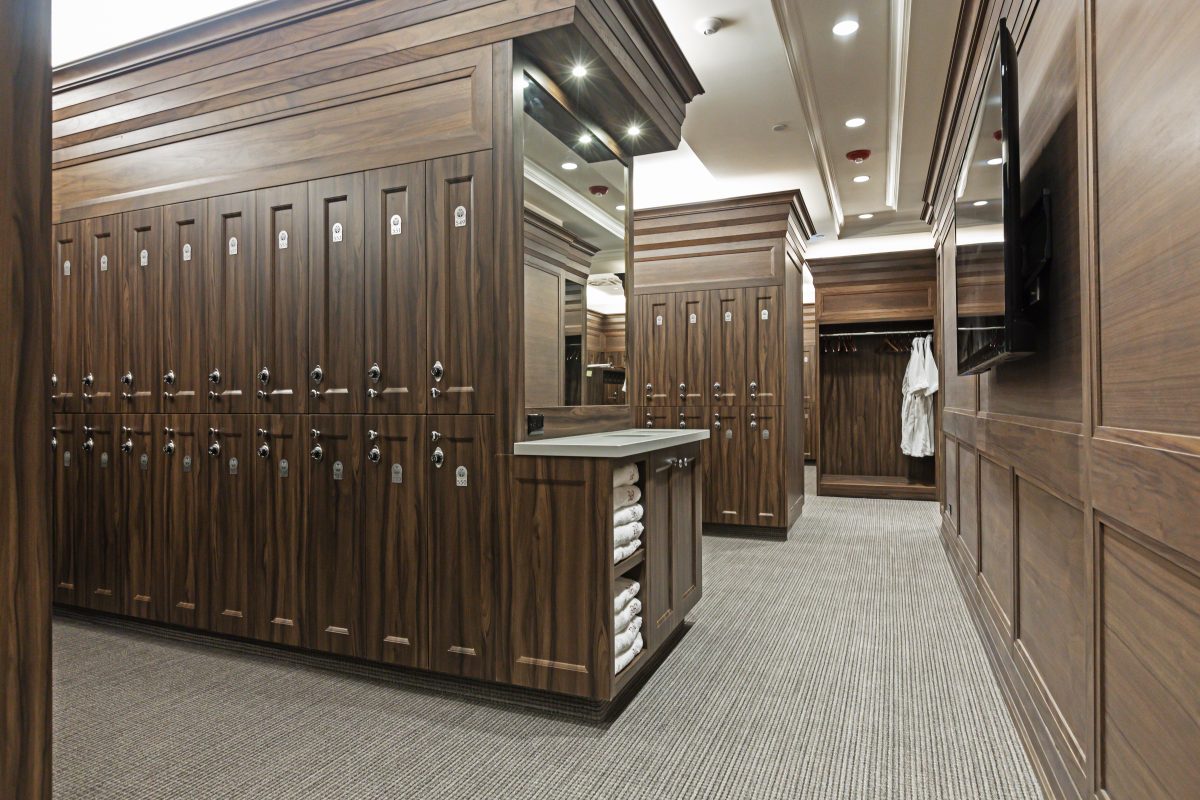 Royal Canadian Yatch Club Men's Locker Room